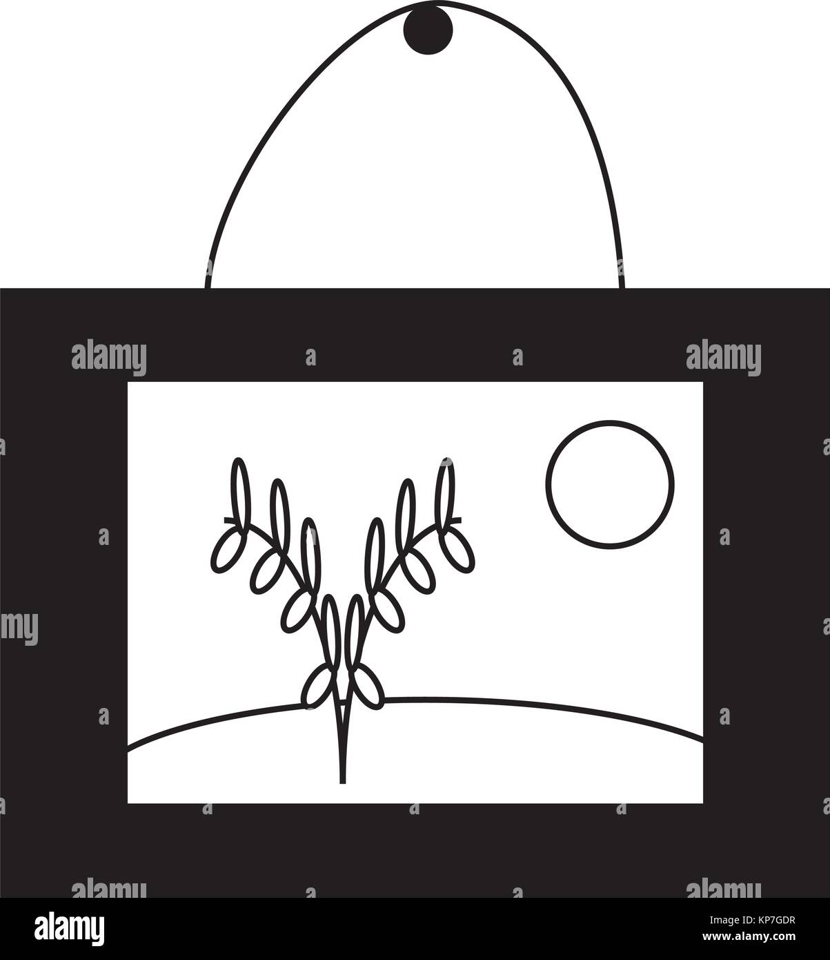 Framed picture icon Stock Vector Image & Art - Alamy