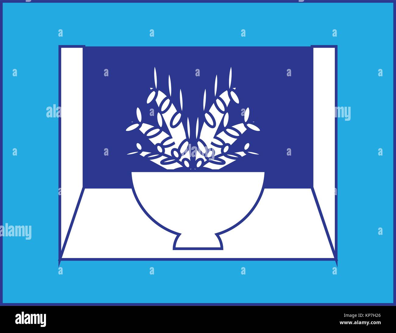 shelf with decorative objects Stock Vector Image & Art Alamy