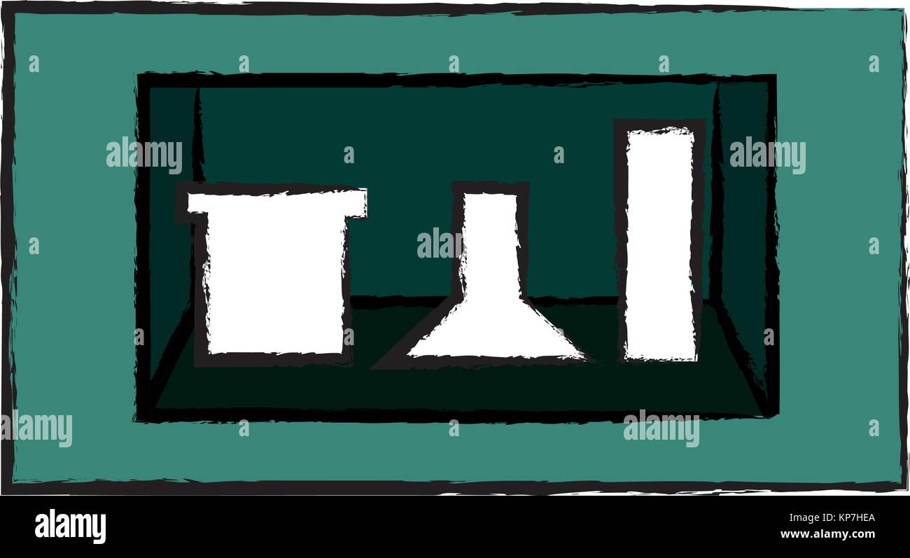 shelf with decorative objects Stock Vector Image & Art Alamy