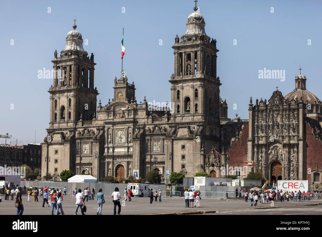 Catedral, Centro histórico, Distrito Federal, Mexico, America Stock Photo