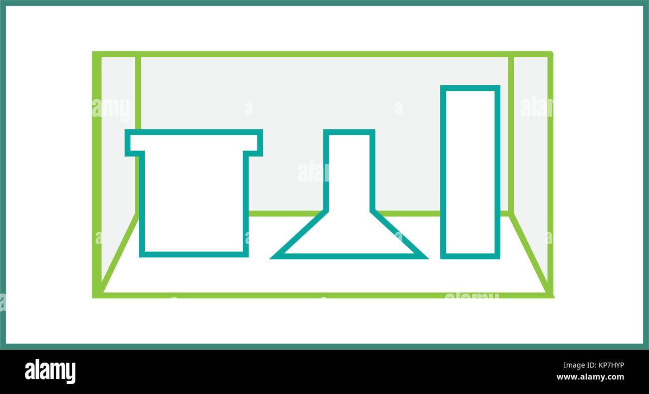 shelf with decorative objects Stock Vector Image & Art Alamy