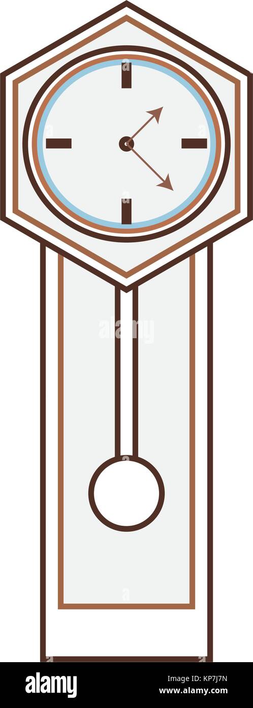 Antique long clock face Stock Vector Images - Alamy