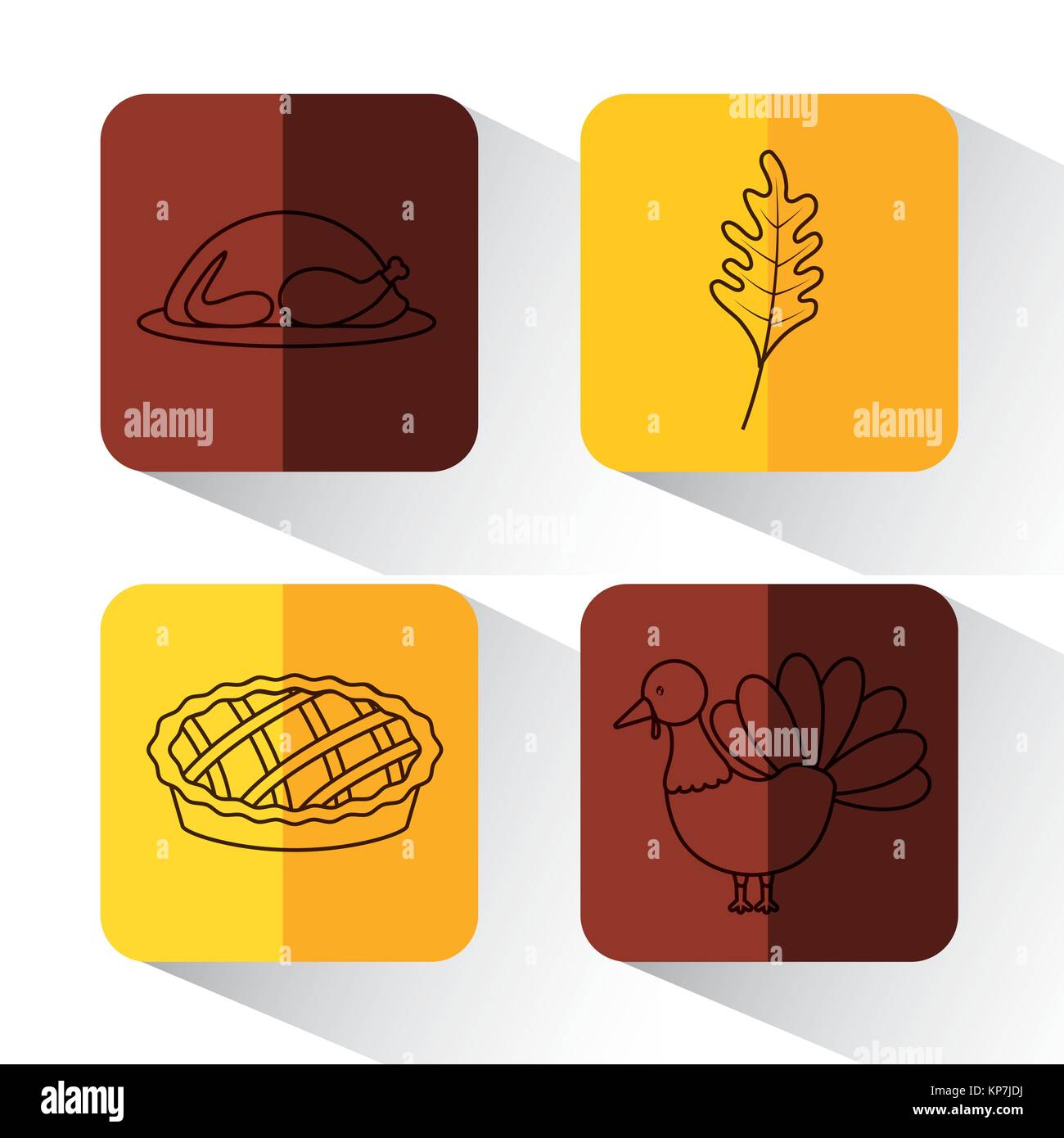 set of thanksgiving holiday season Stock Vector Image & Art - Alamy