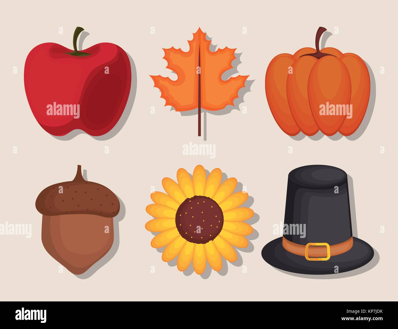 set of thanksgiving holiday season Stock Vector Image & Art - Alamy