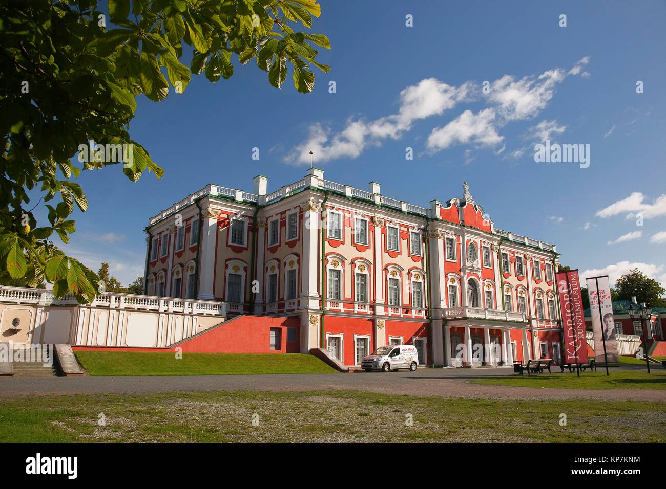 View to the Palace in Kadriorg Park, Tallinn, Estonia, Baltic States, Europe. Stock Photo