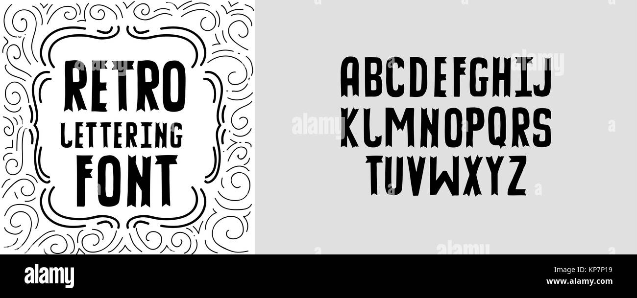 Modern calligraphy alphabet. Handwritten brush letters. Hand lettering font for your design: wedding calligraphy, logo, slogan, decor postcard, greeti Stock Photo