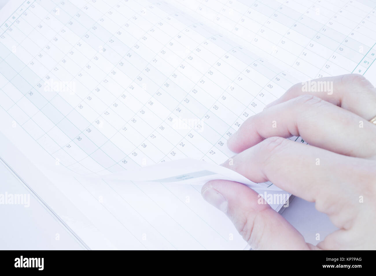organizer-calendar-template-paper-up-close-stock-photo-alamy