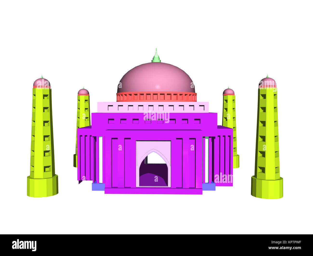 Toy mosque exempted Stock Photo