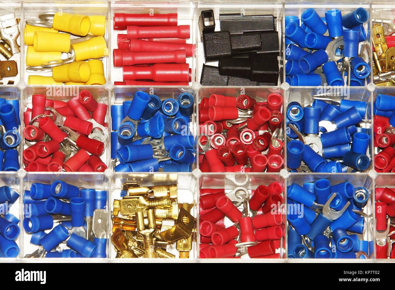 Cable plugs - Assortment Stock Photo