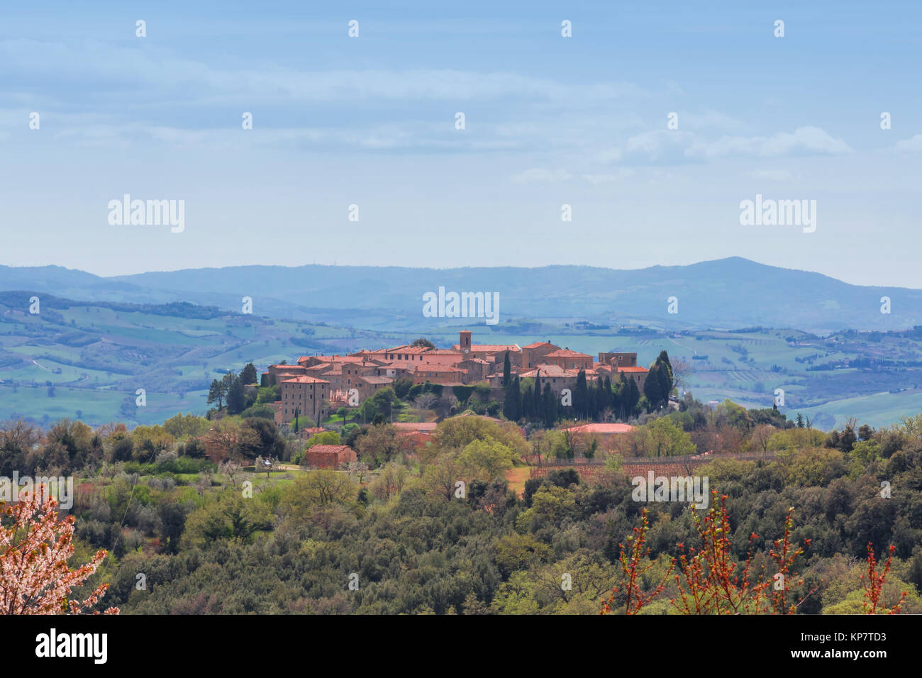 st angelo in colle landscape Stock Photo