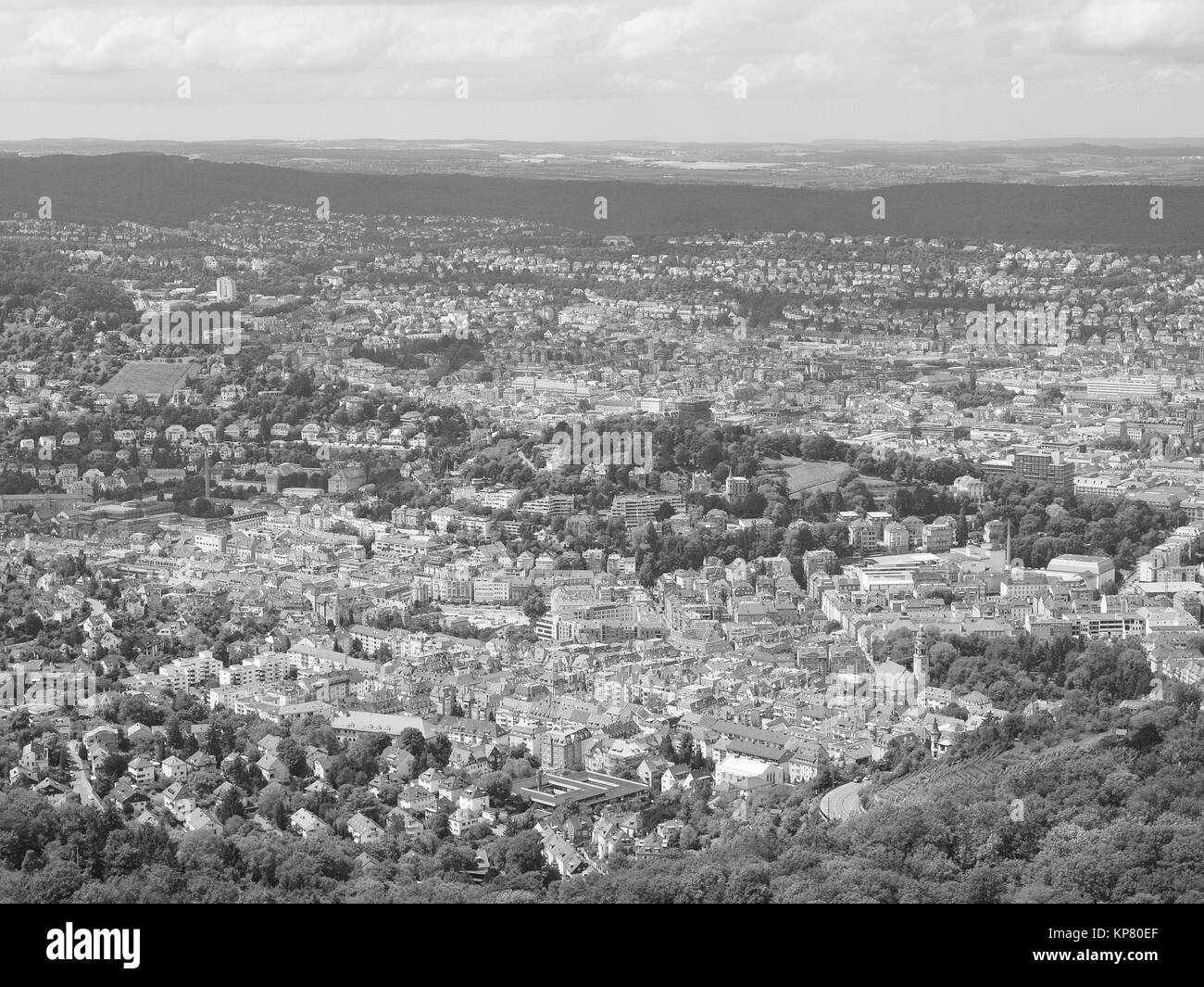 Stuttgart city view Black and White Stock Photos & Images - Alamy