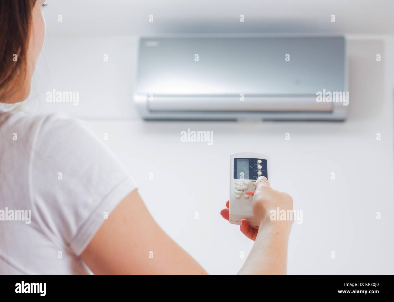 Air Conditioner Adjustment Stock Photo Alamy