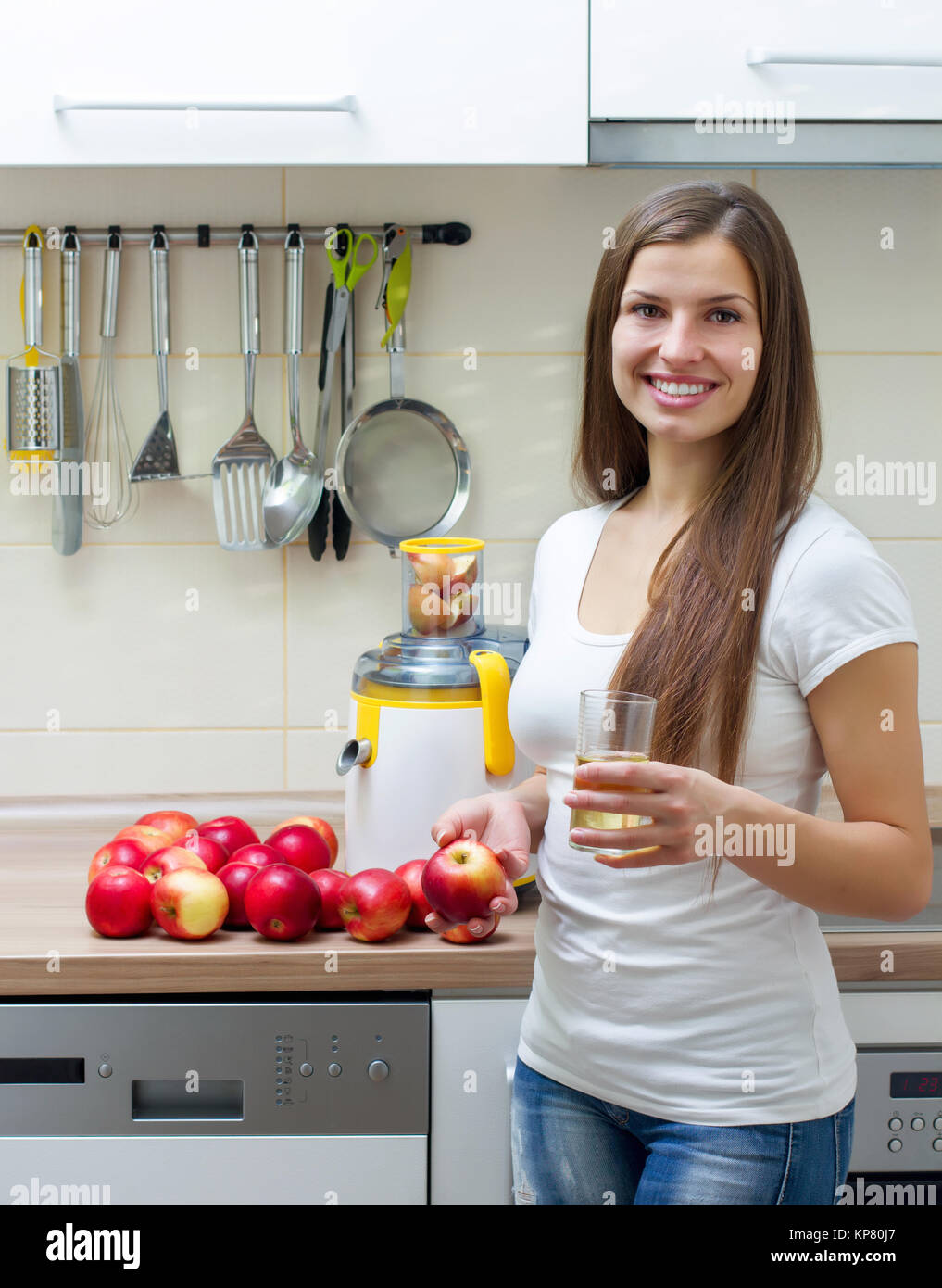 Healthy Apple Juice Stock Photo Alamy