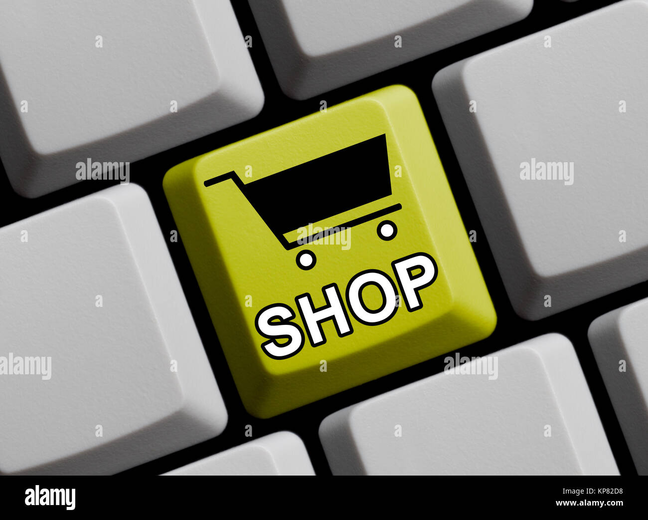 keyboard shop Stock Photo Alamy