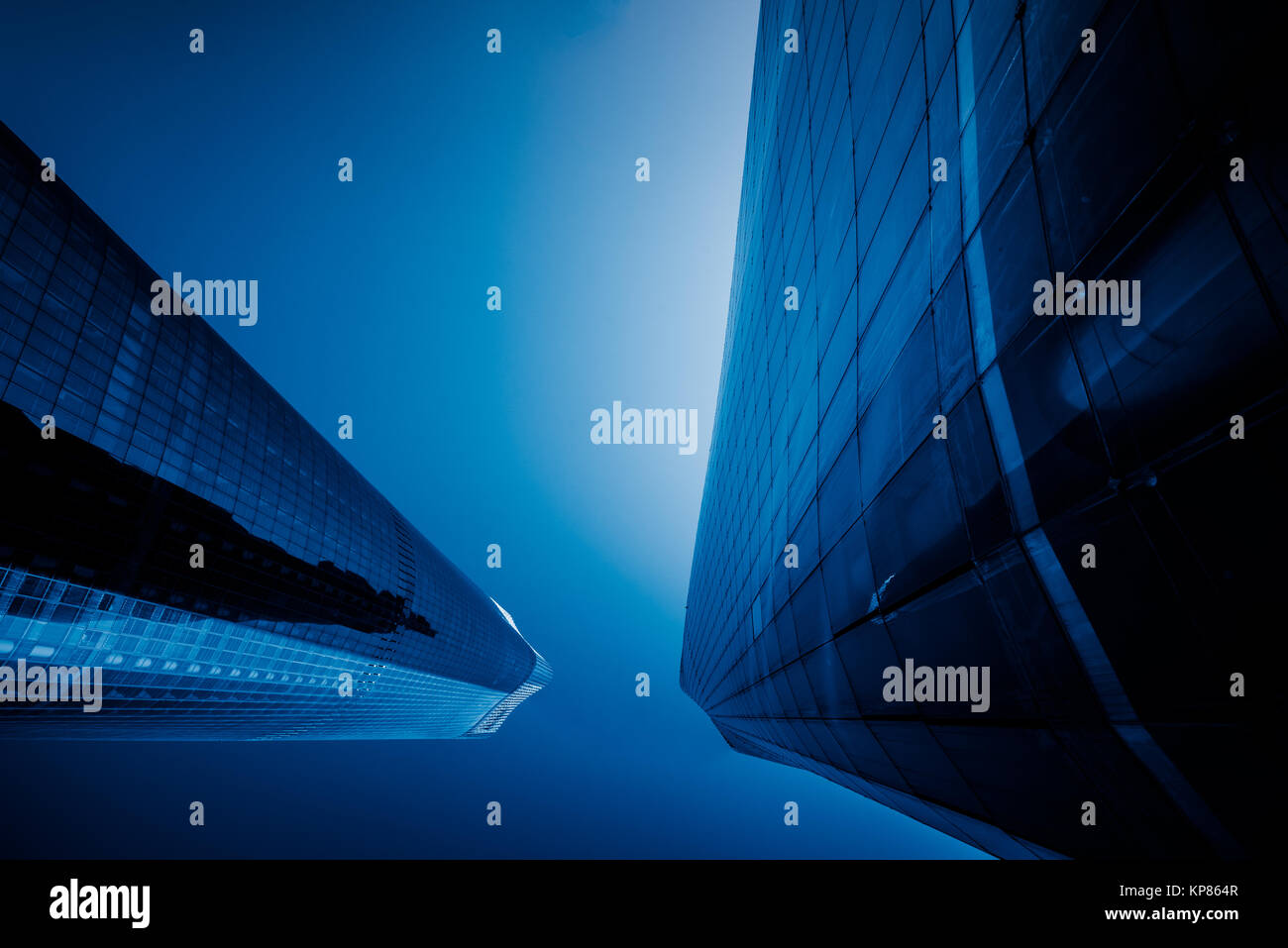 Skyscrapers from a low angle view in Nanchang,China Stock Photo - Alamy