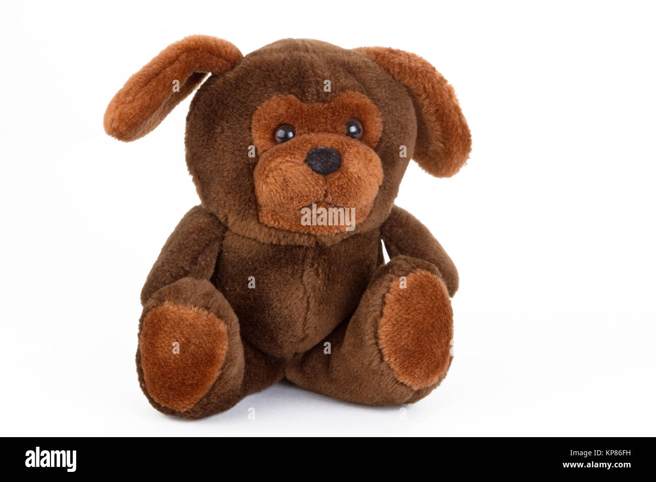 stuffed animal released on a white background Stock Photo