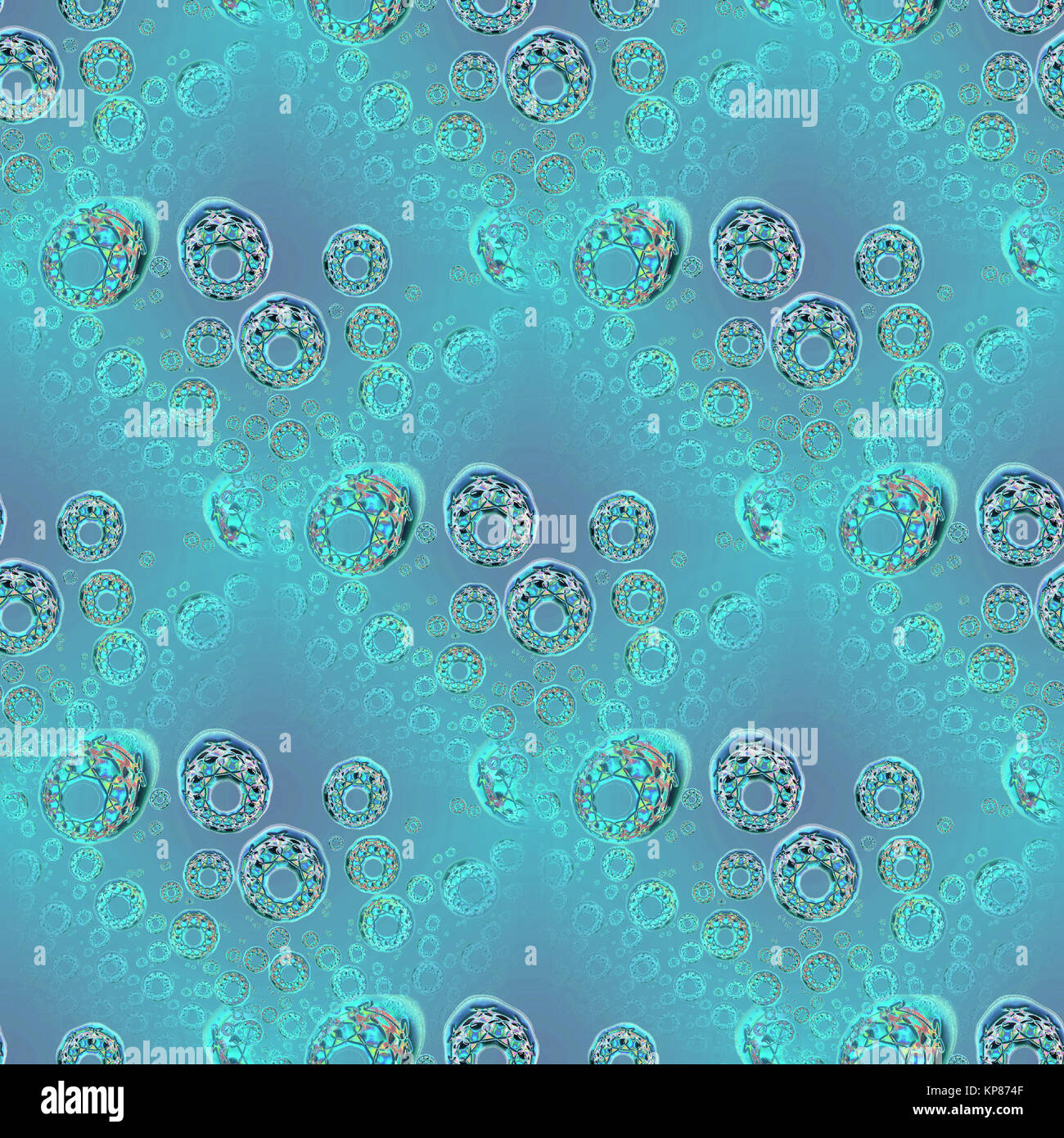 Abstract geometric background, seamless circles and diamond pattern ...