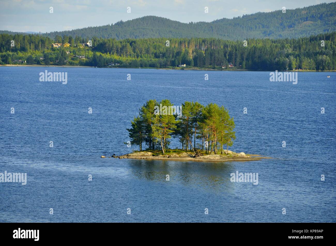 landscape in southern norway Stock Photo