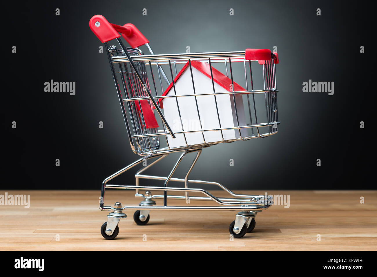 Model house in miniature cart hi-res stock photography and images - Alamy