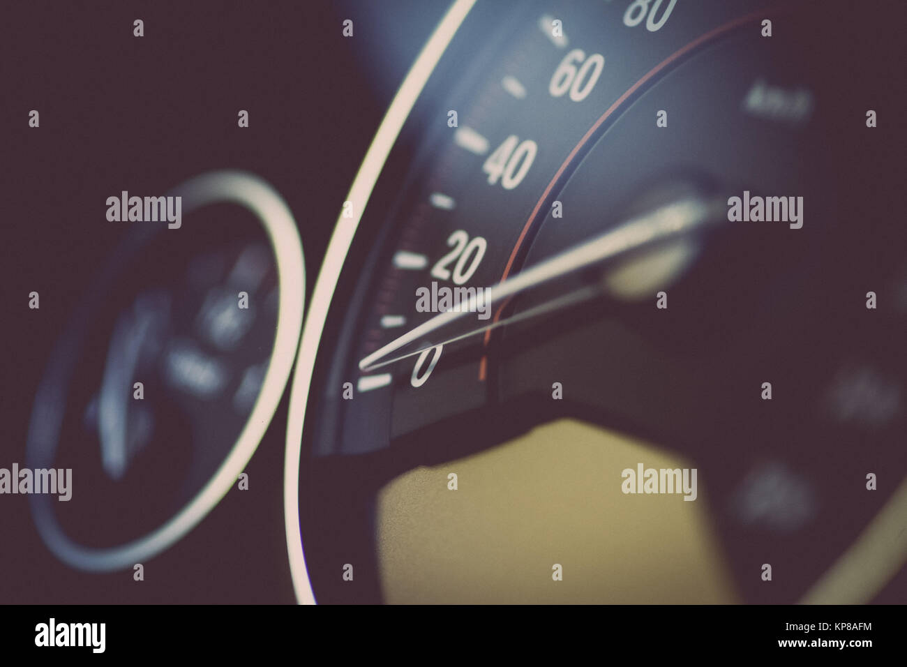 Car speedometer detail Stock Photo - Alamy
