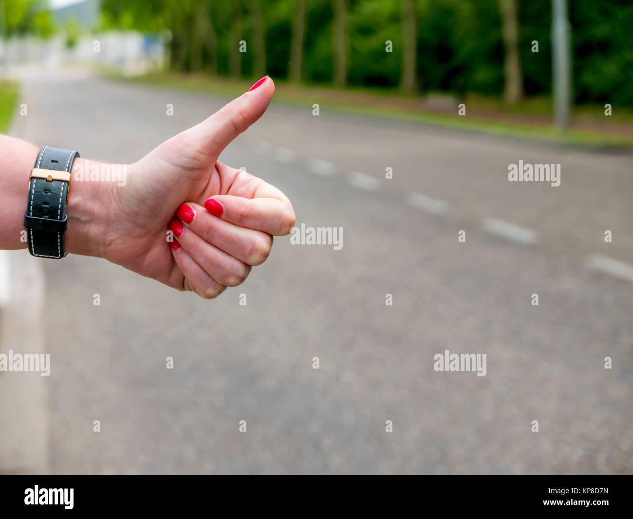 Hitchhiker's thumb hires stock photography and images Alamy
