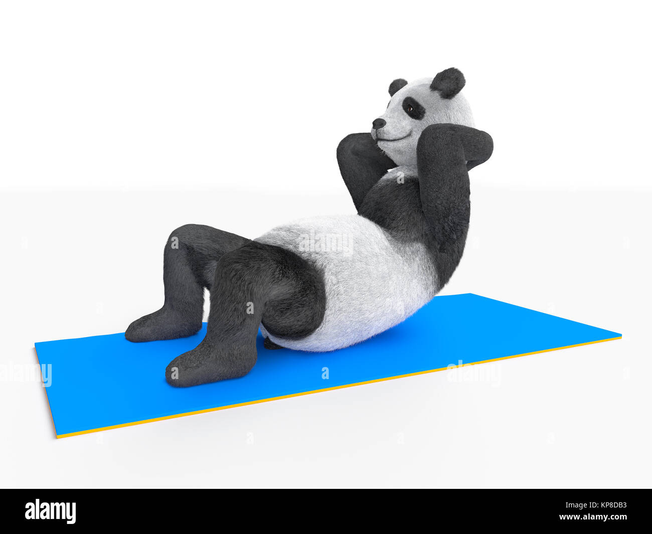 trunk curls sports bending abdominal muscle improvement Stock Photo Alamy