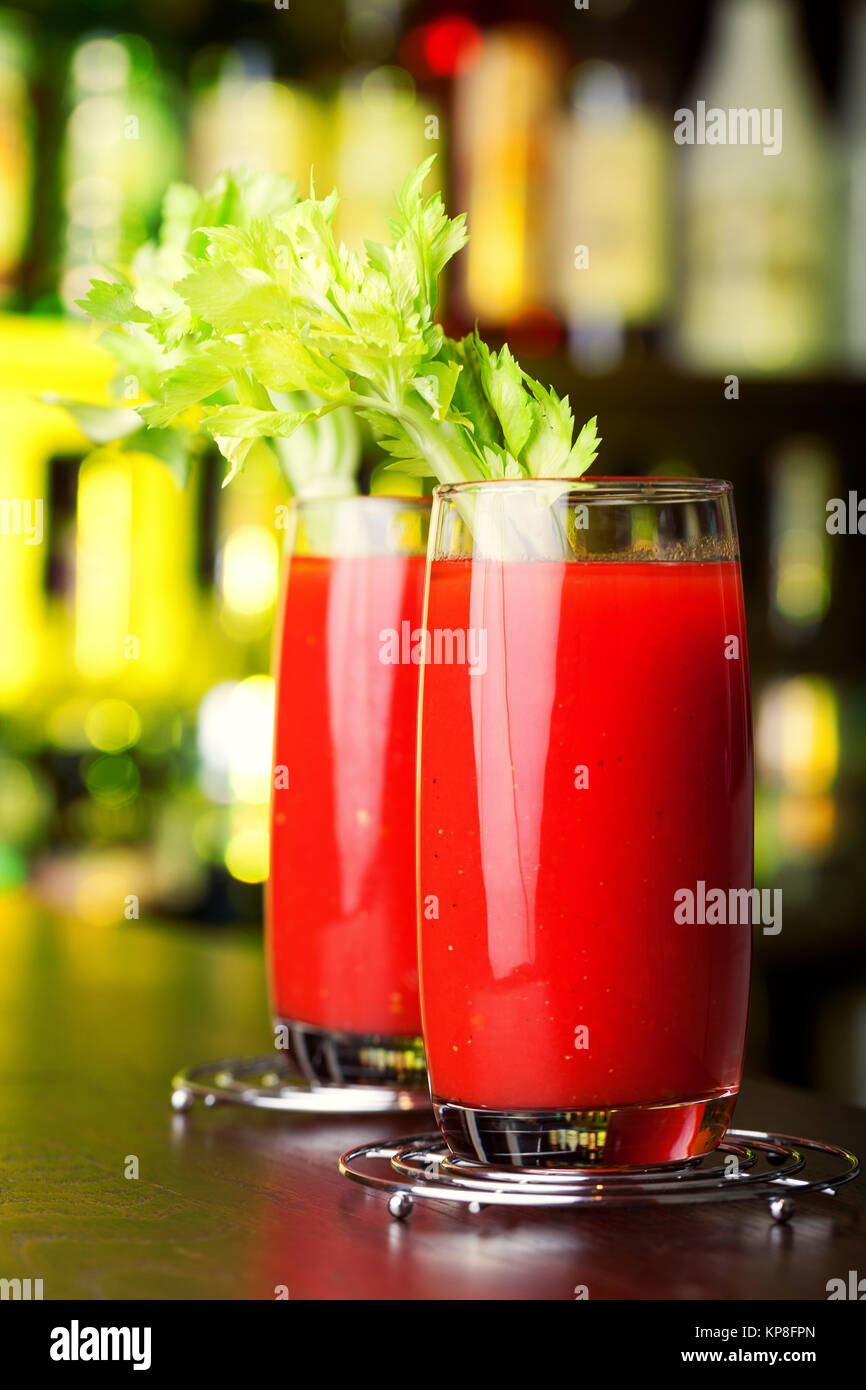 Cocktail collection - Bloody Mary Stock Photo