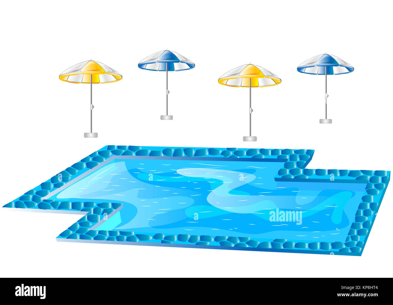 Recreation public swimming pool Cut Out Stock Images & Pictures - Alamy