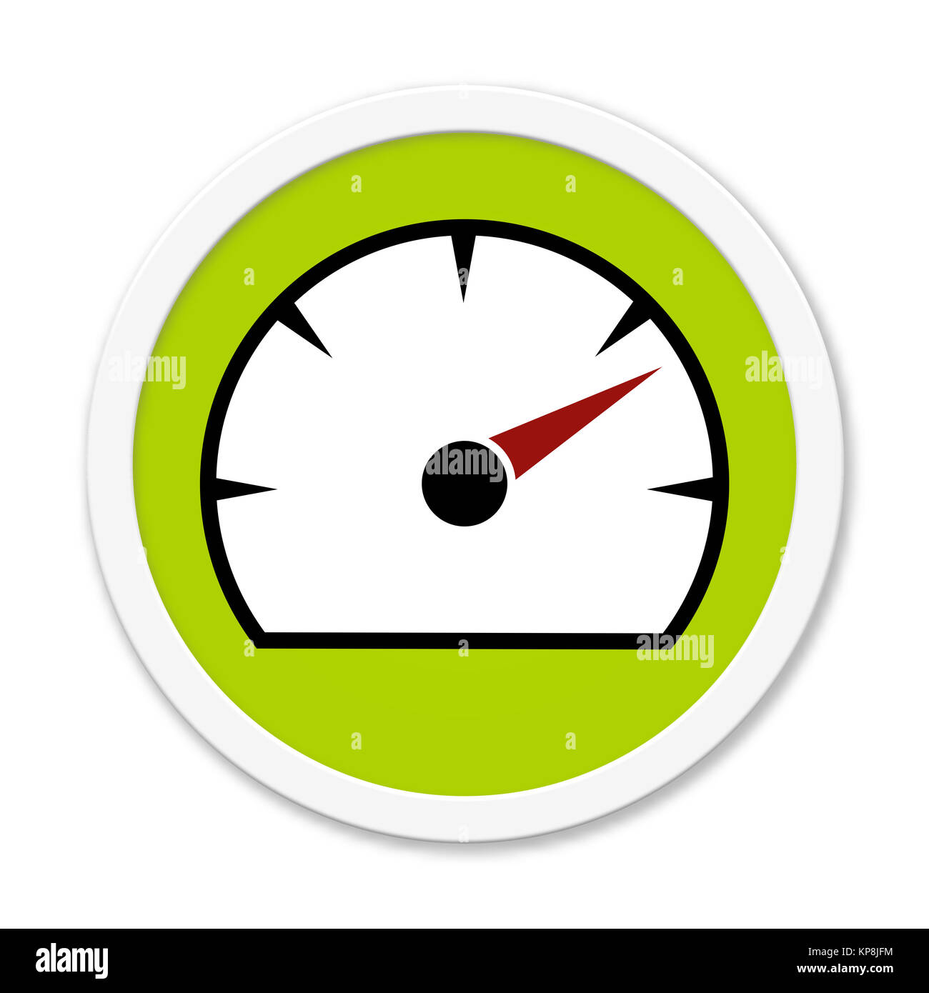 Speed speedometer icon sign round hi-res stock photography and images ...
