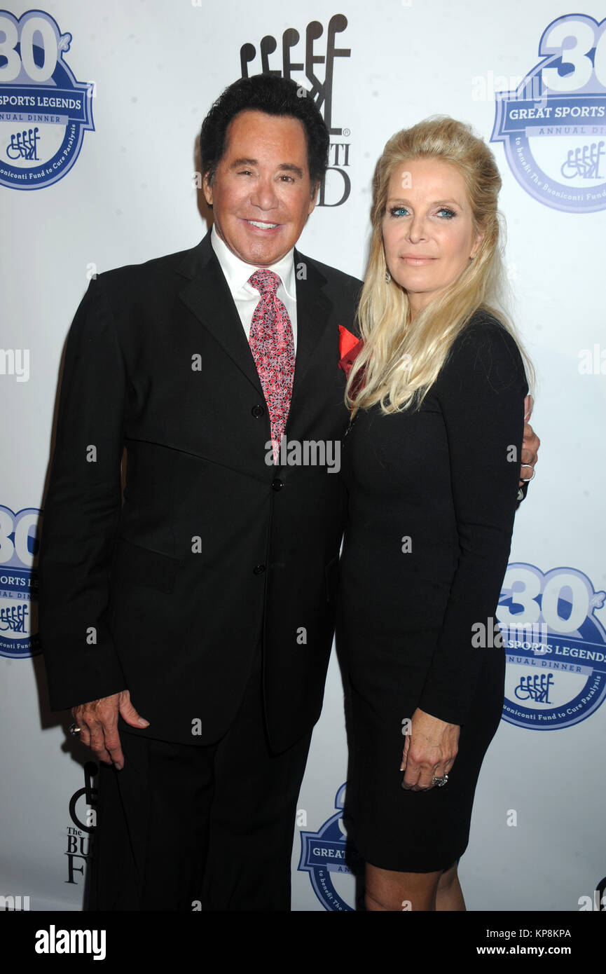 NEW YORK, NY OCTOBER 06 Wayne Newton, Kathleen McCrone attend the