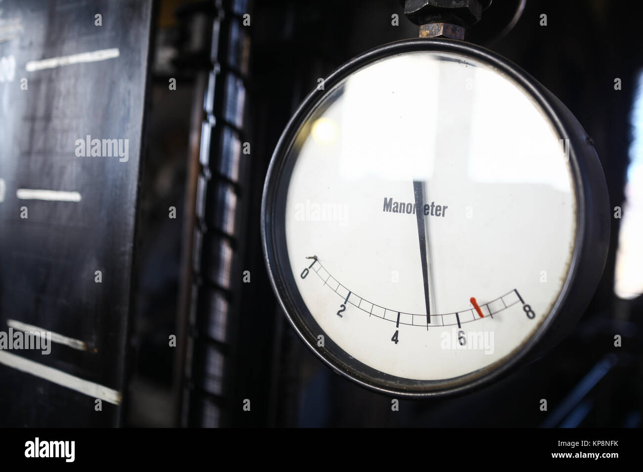 Old pressure gauge Stock Photo - Alamy