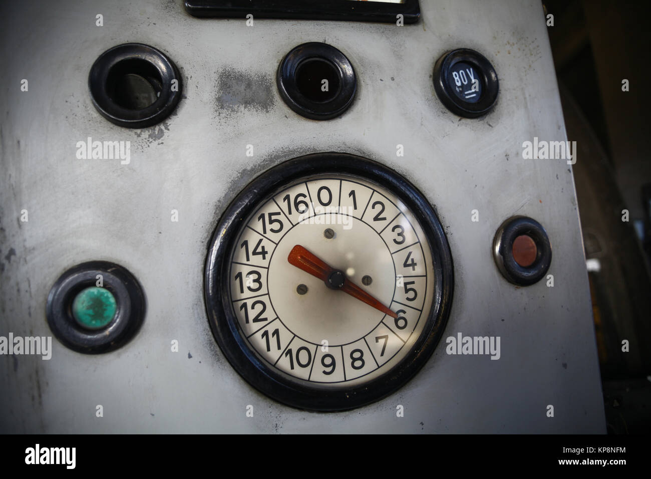 Old pressure gauge Stock Photo - Alamy