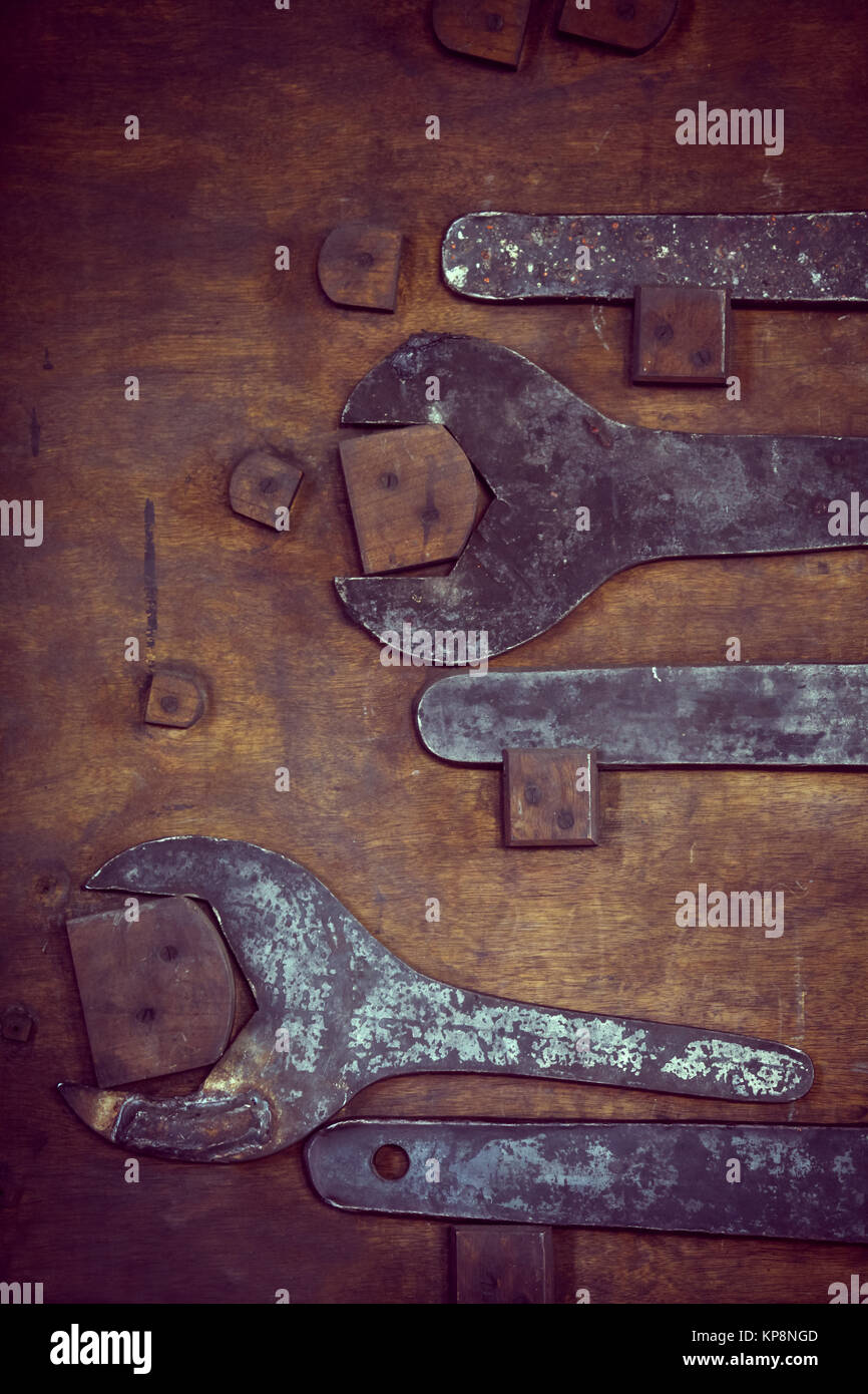 Very big wrenches Stock Photo Alamy