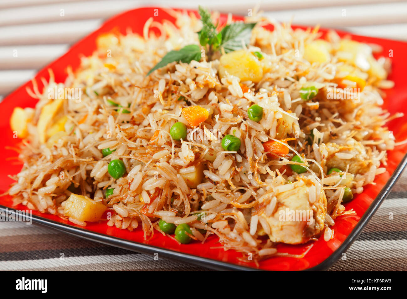 Chicken Biryani,chicken Biryani Stock Photo - Alamy