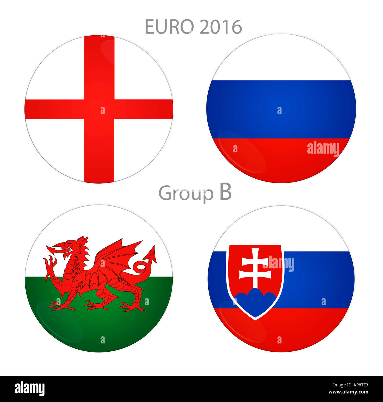 Euro cup group B Stock Photo - Alamy