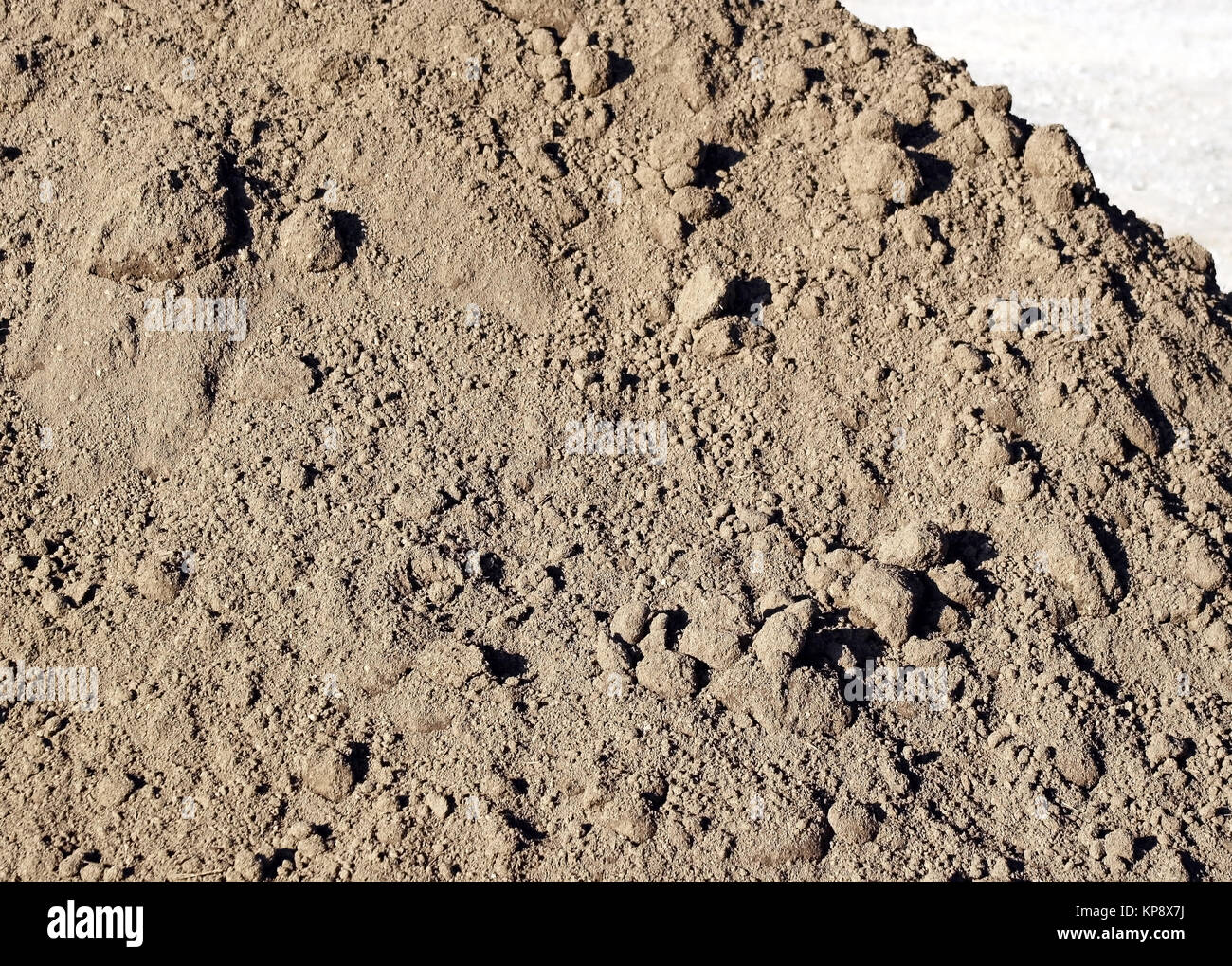 Close up of dirt pile clean fill Stock Photo Alamy