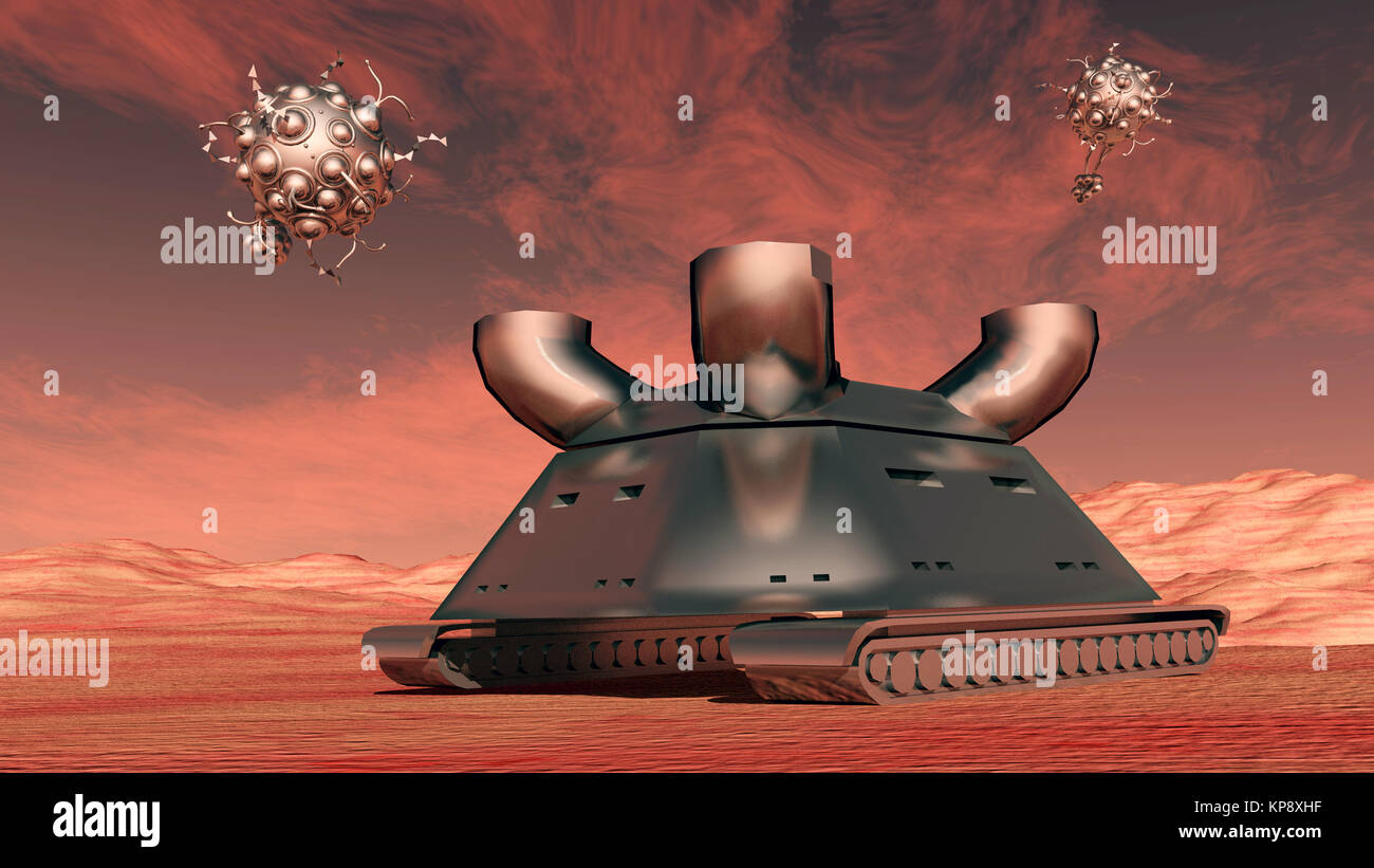 Colonization of Mars Stock Photo Alamy