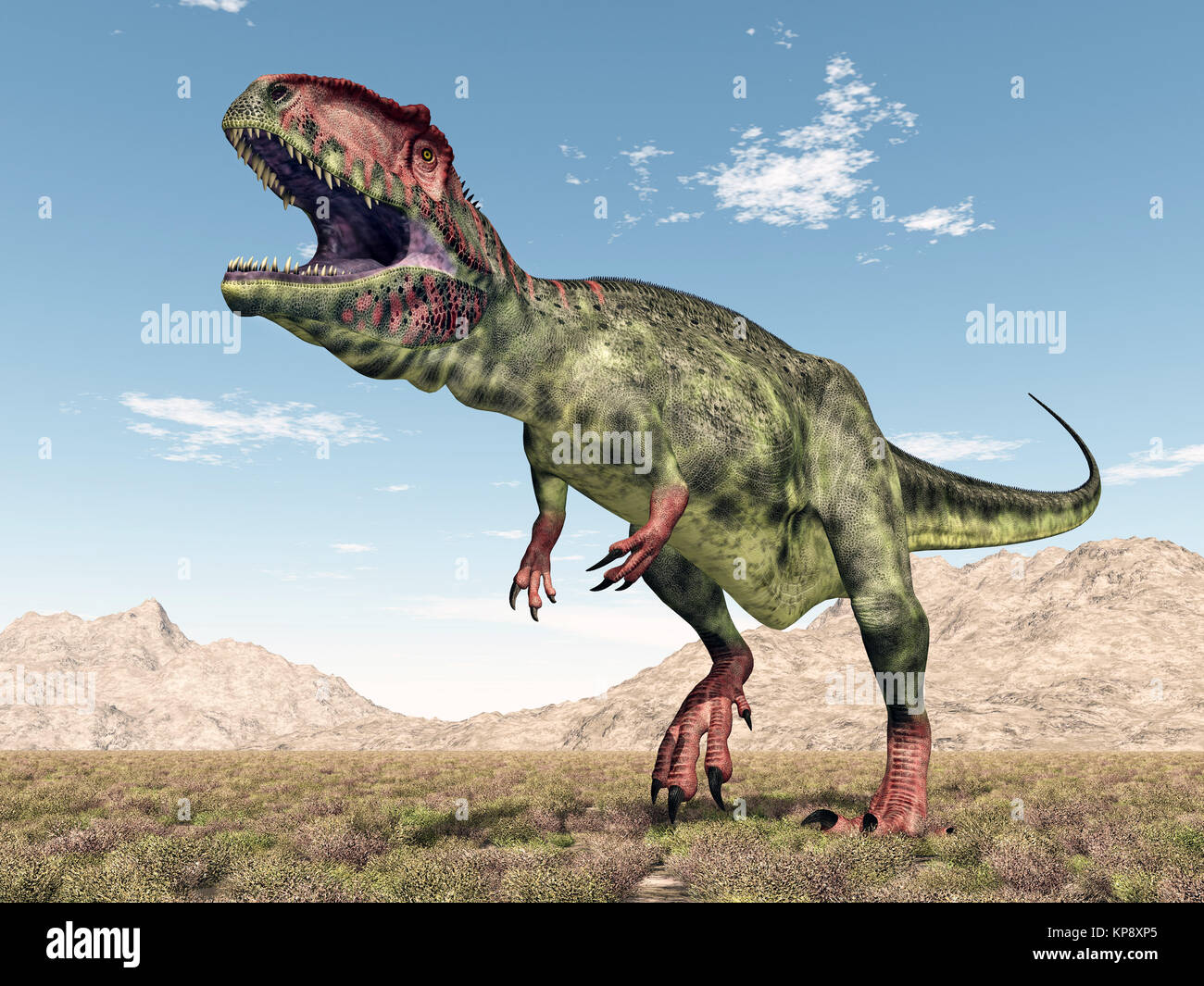 dinosaurs giganotosaurus Stock Photo