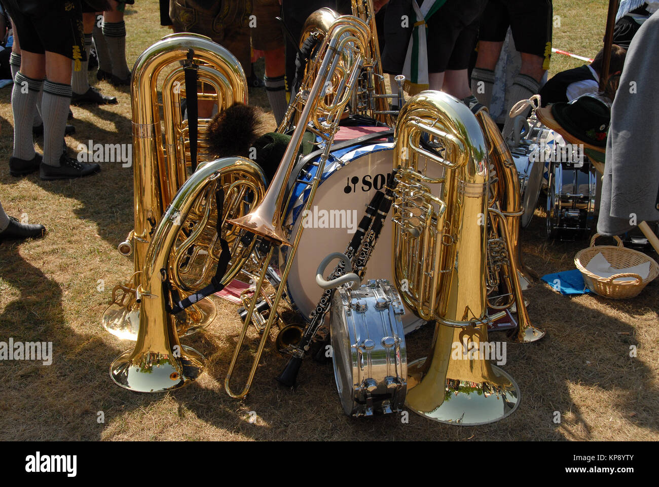 Brass band instruments hires stock photography and images Alamy