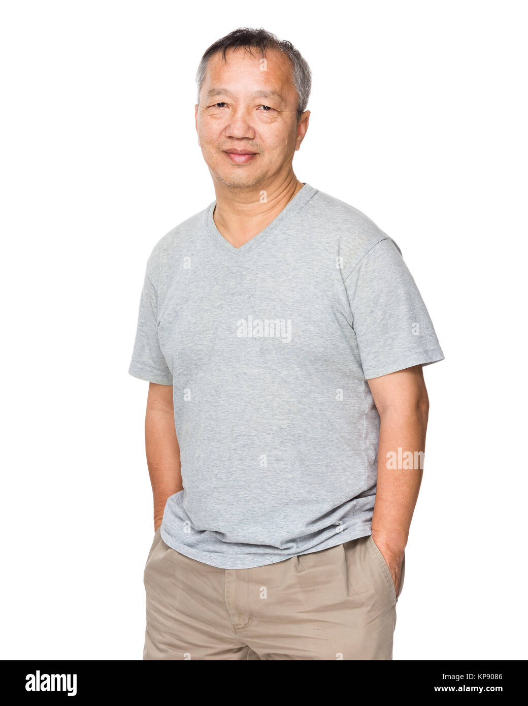 Nice kind pensioner man hi-res stock photography and images - Alamy