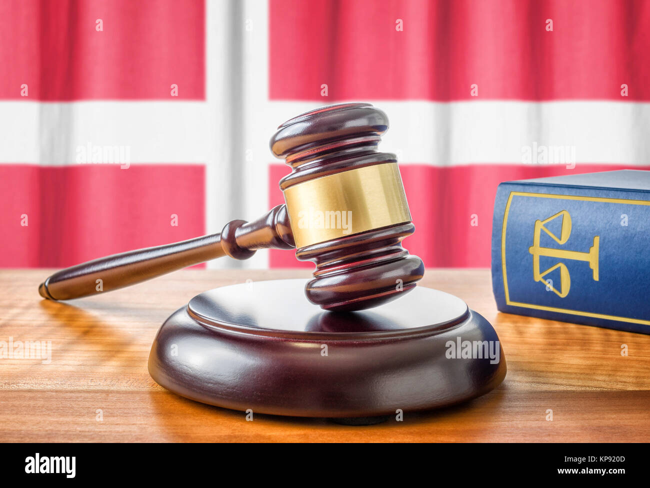 gavel and law book denmark Stock Photo Alamy