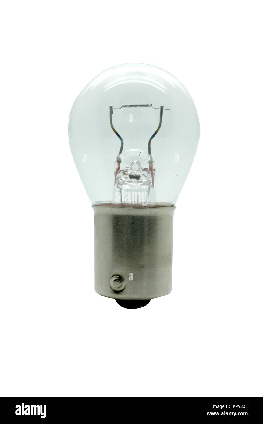 Light bulb isolated on white background Stock Photo - Alamy