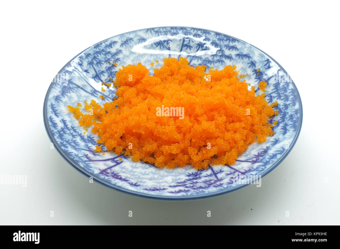 Orange tobiko, shrimp egg, flying fish caviar, roe Stock Photo Alamy
