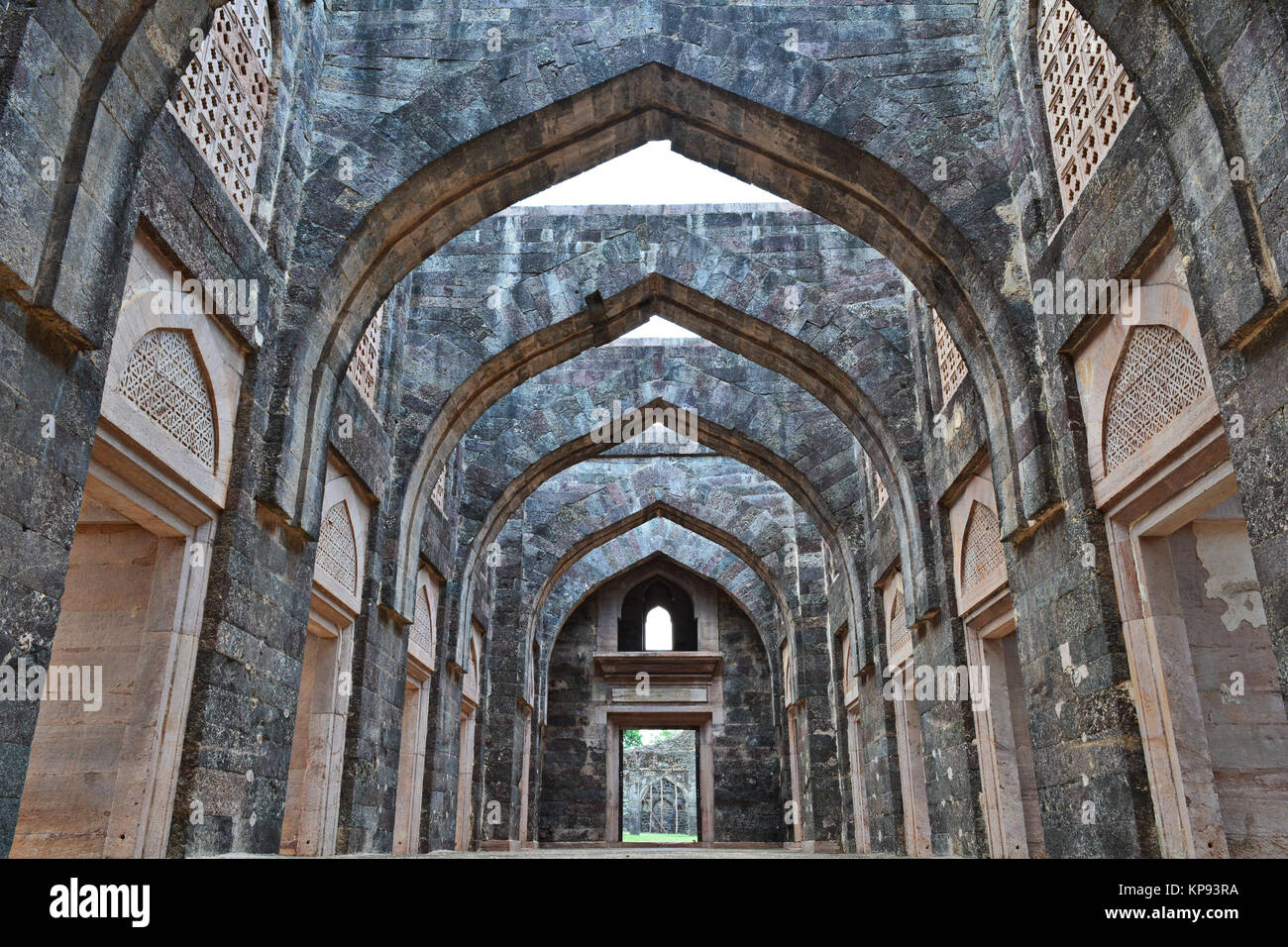 Hindola Mahal Meaning Swing Palace Is So Named Due To Its Sloping Side Walls Stock Photo Alamy