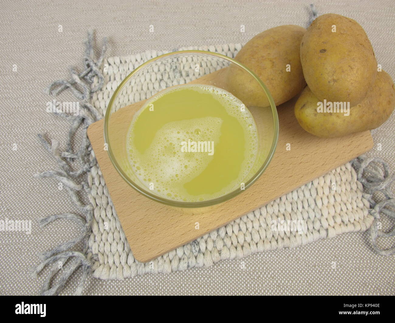 raw potato juice Stock Photo Alamy