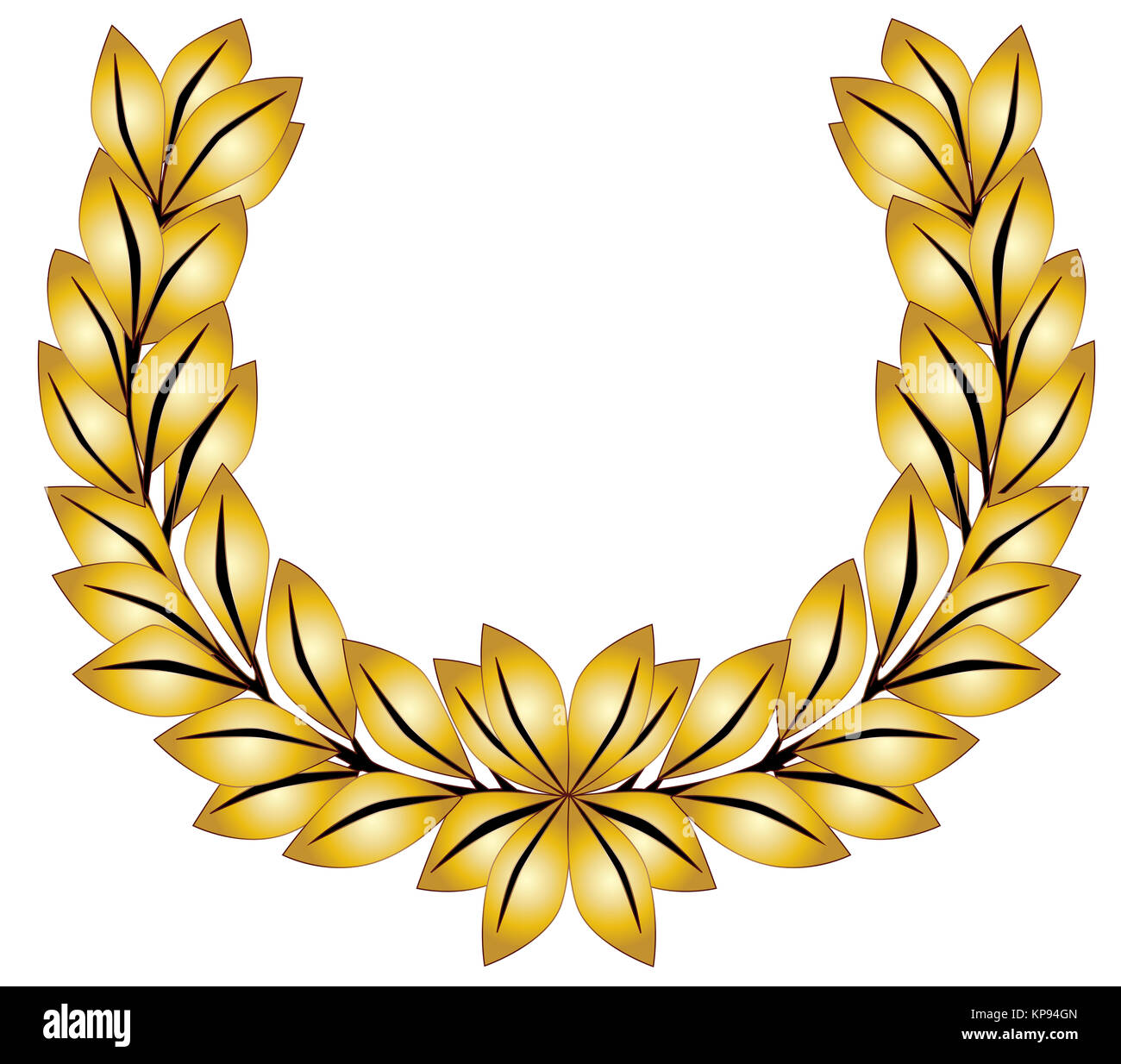 Laurel crown Cut Out Stock Images & Pictures - Alamy