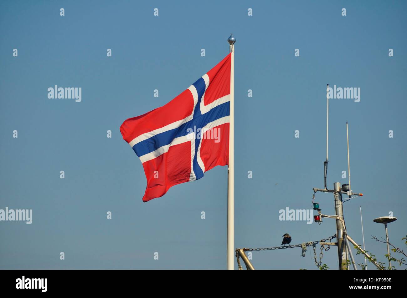 hafen von mandal in norwegen Stock Photo