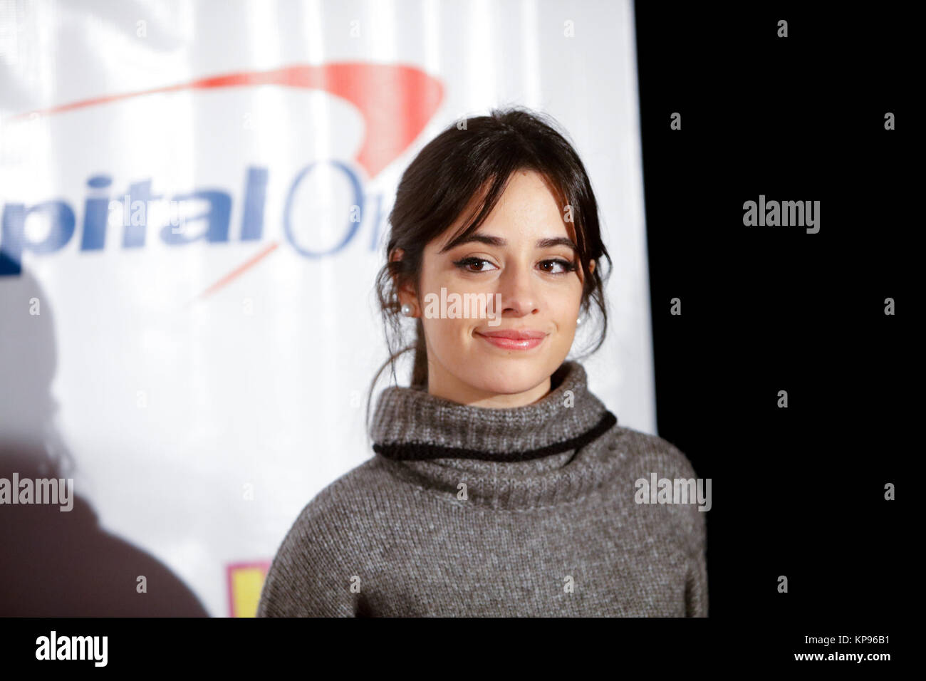 Camilla Cabello performs at the 99.5FM Jingle Ball presented by Capital One at the Capital One Center in Washington D.C. on 12/11/17 Stock Photo