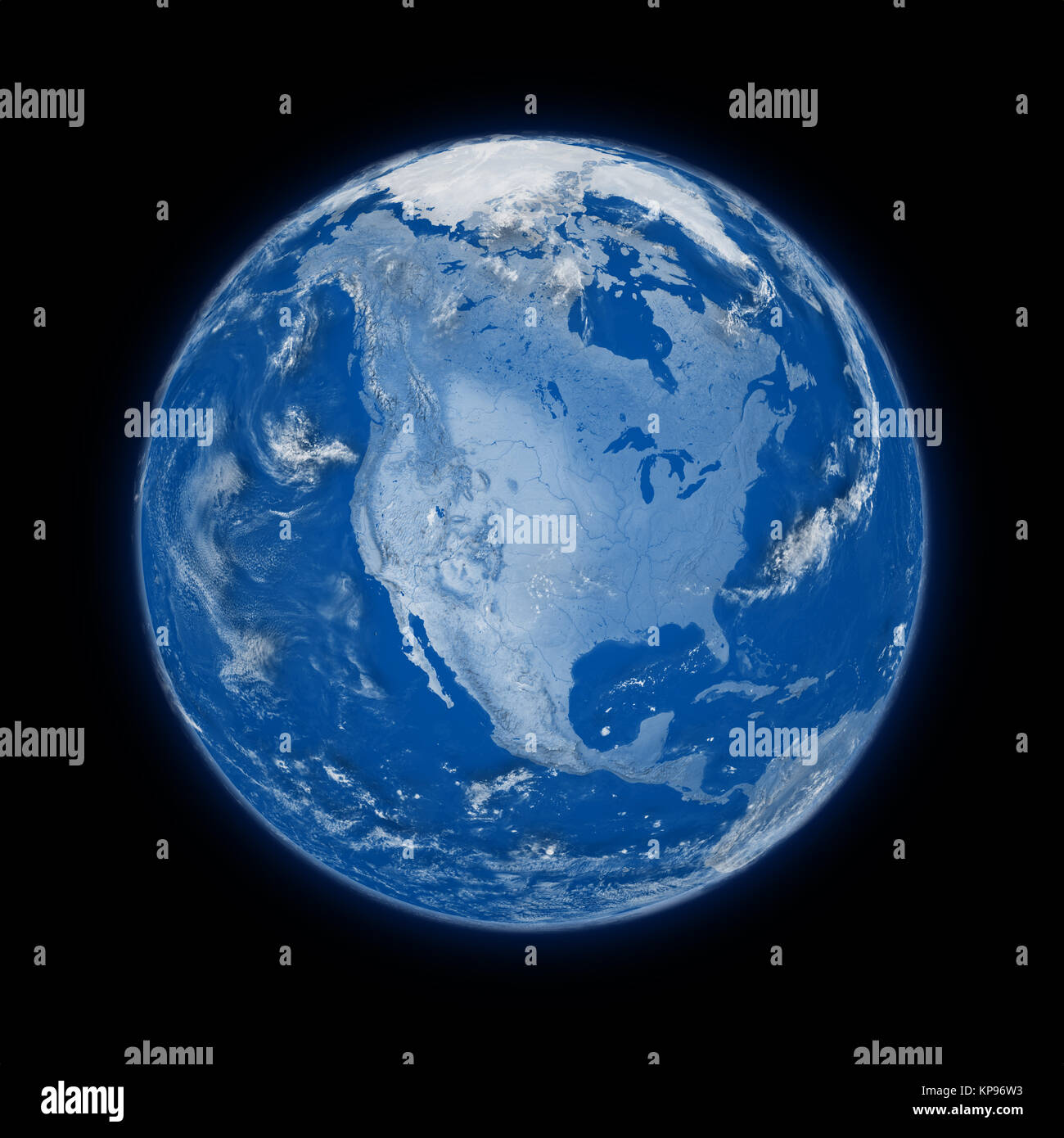 North America on planet Earth Stock Photo - Alamy
