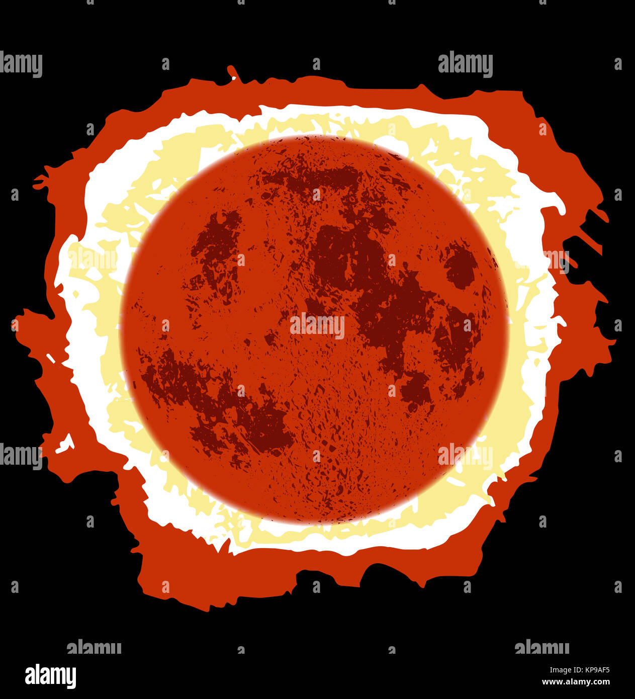 Blood Moon Eclipse Stock Photo - Alamy